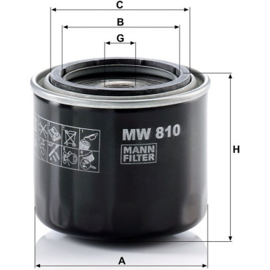Ölfilter MW 810