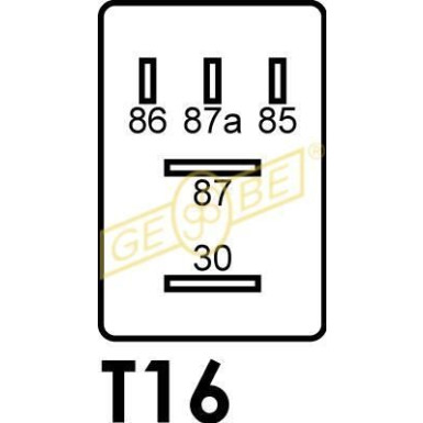 GEBE Relais, Arbeitsstrom 9 9288 1