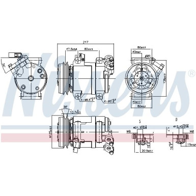 Kompressor, Klimaanlage 890064 Kompressor, Klimaanlage 890064