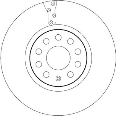 Bremsscheibe DF6695S Bremsscheibe DF6695S