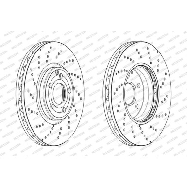 Bremsscheibe DDF2054C-1 Bremsscheibe DDF2054C-1