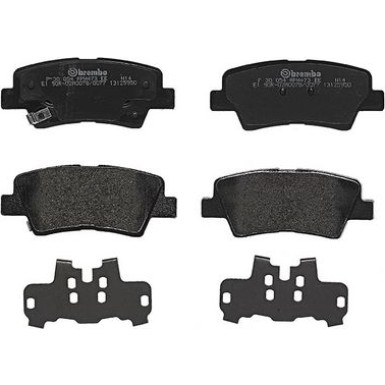Brembo Bremsbelagsatz, Scheibenbremse PRIME LINE P 30 054