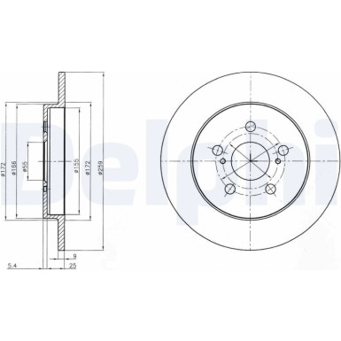 Bremsscheibe BG4201C Bremsscheibe BG4201C