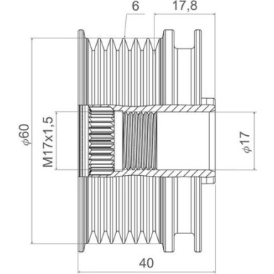 Generatorfreilauf 588443 Generatorfreilauf 588443