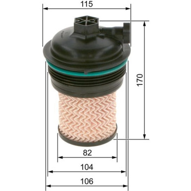 Kraftstofffilter F 026 402 247 Kraftstofffilter F 026 402 247