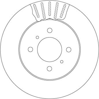 TRW Bremsscheibe DF4498