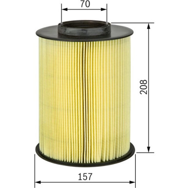 BOSCH F 026 400 492 Luftfilter BOSCH F 026 400 492 Luftfilter