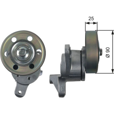Gates Riemenspanner, Keilrippenriemen DriveAlign™ T39154
