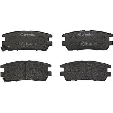 Brembo Bremsbelagsatz, Scheibenbremse PRIME LINE P 54 018