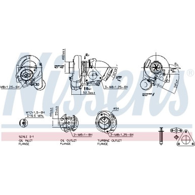 Nissens Turbolader 93058