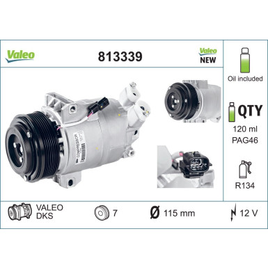 Kompressor, Klimaanlage 813339 Kompressor, Klimaanlage 813339