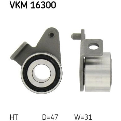 Spannrolle, Zahnriemen VKM 16300 Spannrolle, Zahnriemen VKM 16300
