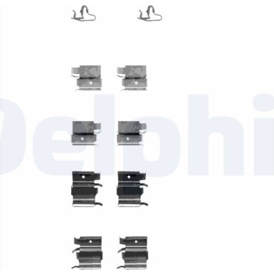 Delphi Zubehörsatz, Scheibenbremsbelag LX0339
