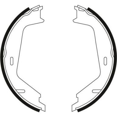 Bremsbackensatz, Feststellbremse GS8674 Bremsbackensatz, Feststellbremse GS8674