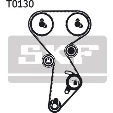 SKF Zahnriemensatz VKMA 02242