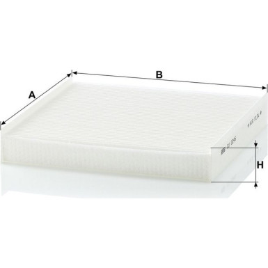 MANN-FILTER CU 2245 Innenraumfilter, Partikelfilter MANN-FILTER CU 2245 Innenraumfilter, Partikelfilter