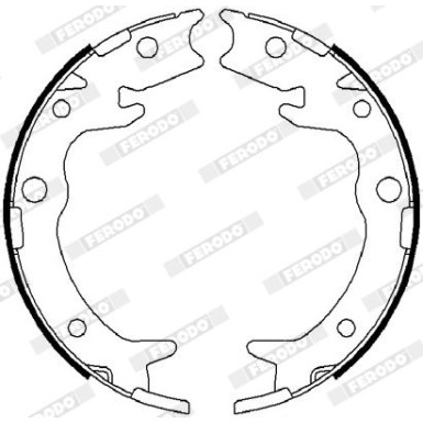 Ferodo Bremsbackensatz, Feststellbremse PREMIER FSB4019 Ferodo Bremsbackensatz, Feststellbremse PREMIER FSB4019