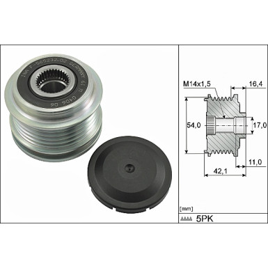 INA Generatorfreilauf 535 0286 10