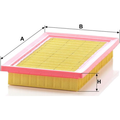 MANN-FILTER C 2568/1 Luftfilter