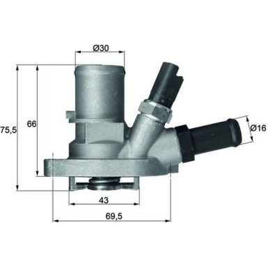 Mahle Thermostat, Kühlmittel BEHR TI 149 88