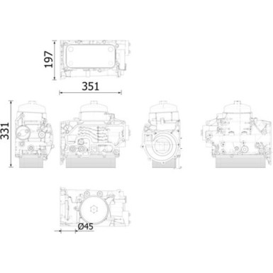 Mahle Ölkühler, Motoröl BEHR CLC 311 000S