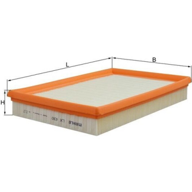 Luftfilter LX 430 Luftfilter LX 430