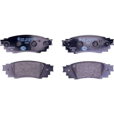 Hella Bremsbelagsatz, Scheibenbremse 8DB 355 025-121