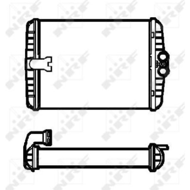 NRF Wärmetauscher, Innenraumheizung 53552 NRF Wärmetauscher, Innenraumheizung 53552