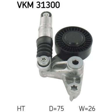 Spannrolle, Keilrippenriemen VKM 31300