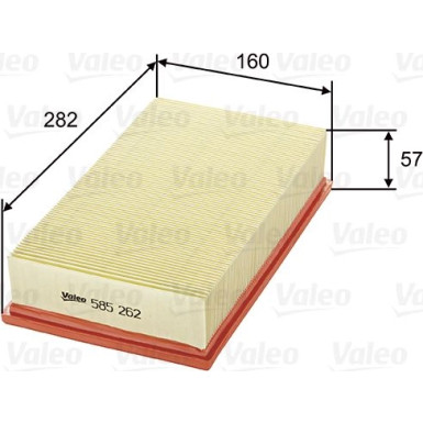Valeo Luftfilter 585262