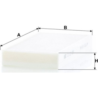MANN-FILTER CU 23 005-2 Innenraumfilter, Partikelfilter