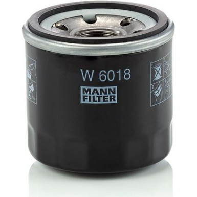 MANN-FILTER W 6018 Ölfilter M20x1.5, Anschraubfilter
