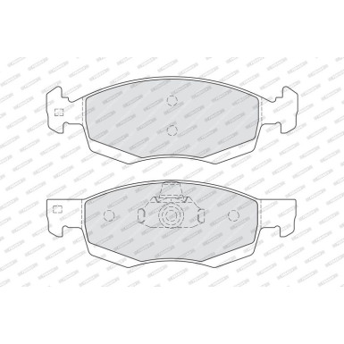 Ferodo Bremsbelagsatz, Scheibenbremse PREMIER ECO FRICTION FDB4035 Ferodo Bremsbelagsatz, Scheibenbremse PREMIER ECO FRICTION FDB4035