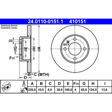 Bremsscheibe 24.0110-0151.1
