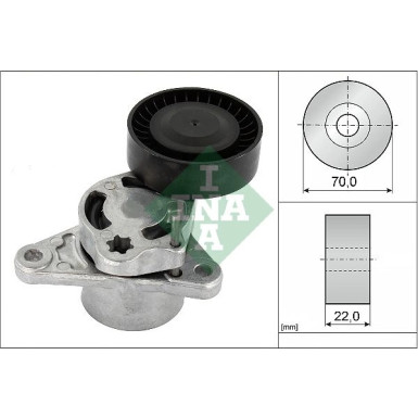 Riemenspanner, Keilrippenriemen 534 0709 10 Riemenspanner, Keilrippenriemen 534 0709 10