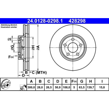 Bremsscheibe 24.0128-0298.1