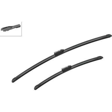 Scheibenwischer BOSCH Aerotwin für GOLF VIII A863S + A252H Vorne und Hinten (3 397 007 863 + 3 397 016 826)