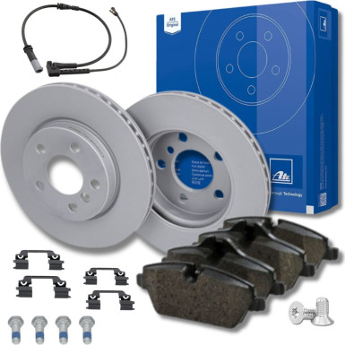 ATE 24.0122-0292.1 Bremsscheibe Ø280mm + 13.0460-2795.2 Bremsbeläge inkl. Warnkontakt ATE 24.0122-0292.1 Bremsscheibe Ø280mm + 13.0460-2795.2 Bremsbeläge inkl. Warnkontakt