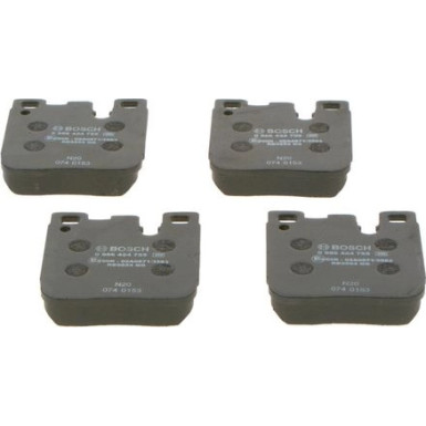 BOSCH Bremsbelagsatz, Scheibenbremse 0 986 424 755