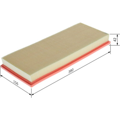 Luftfilter F 026 400 791 Luftfilter F 026 400 791