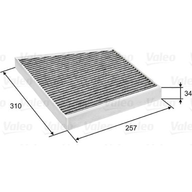 Valeo Filter, Innenraumluft VALEO PROTECT 698741