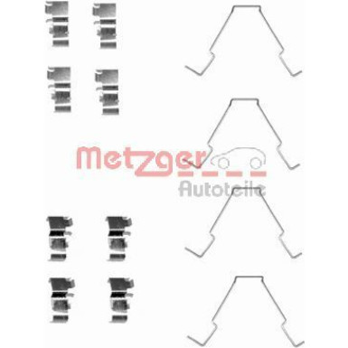 Metzger Zubehörsatz, Scheibenbremsbelag 109-1652