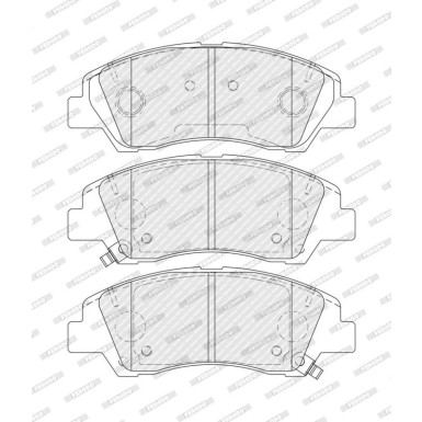 Ferodo Bremsbelagsatz, Scheibenbremse PREMIER ECO FRICTION FDB4920