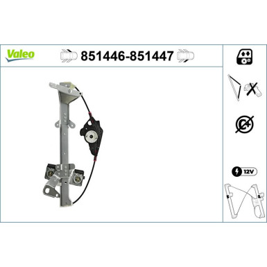 Valeo Fensterheber 851446