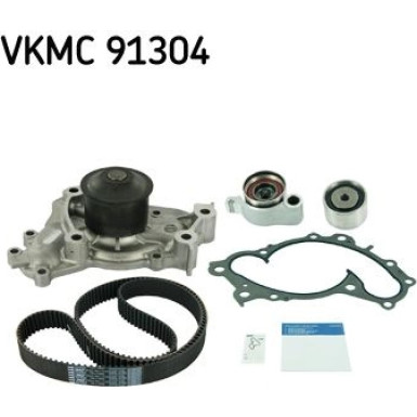 SKF Wasserpumpe + Zahnriemensatz VKMC 91304