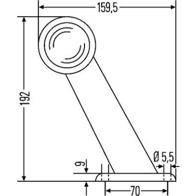 Hella Umrissleuchte 2XS 955 232-001 Hella Umrissleuchte 2XS 955 232-001