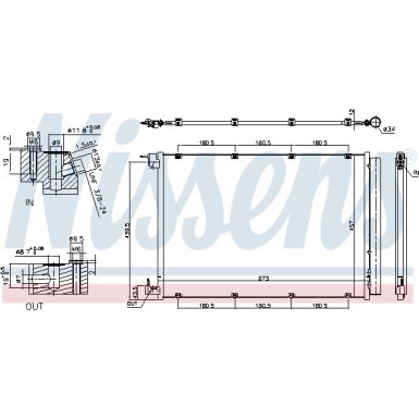 Nissens Kondensator, Klimaanlage FIRST FIT 940432 Nissens Kondensator, Klimaanlage FIRST FIT 940432