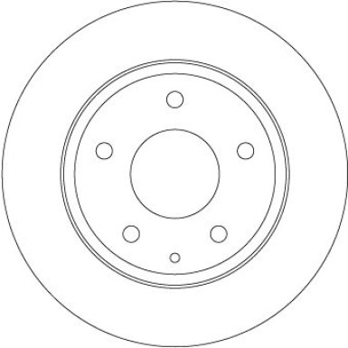 TRW Bremsscheibe DF6659 TRW Bremsscheibe DF6659