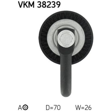 Spannrolle, Keilrippenriemen VKM 38239