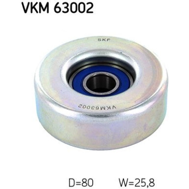 SKF Umlenk-/Führungsrolle, Keilrippenriemen VKM 63002